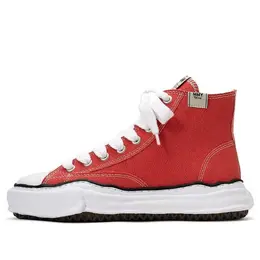 Кроссовки peterson og sole canvas high-top sneaker 'orange' Maison Mihara Yasuhiro, оранжевый a01fw701-org | orange/white
