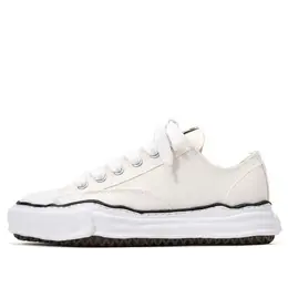 Кроссовки peterson og sole canvas low 'white cream' Maison Mihara Yasuhiro, белый a01fw702-wht | white/cream
