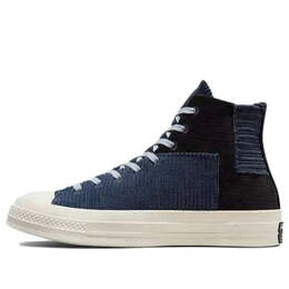 Кроссовки beyond retro x chuck 70 high 'upcycled corduroy' Converse, черный a03081c | black/navy/egret