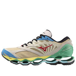 Кроссовки wave prophecy ls x hiroshi nagai 'city pop' Mizuno, бежевый d1ga241201 | beige/green/blue/yellow