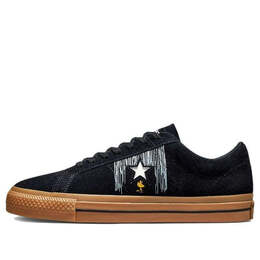 Кроссовки peanuts x one star low 'snoopy and woodstock' Converse, черный a01873c | black/brown/white