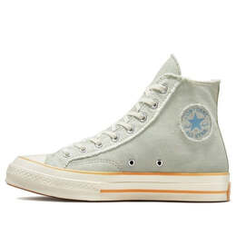 Кроссовки chuck 70 high 'washed denim' Converse, зеленый a02287c | olive green