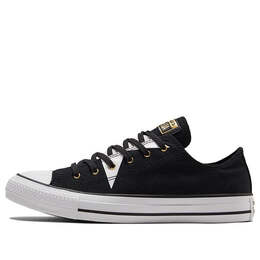Кроссовки chuck taylor all star sneakers black/white/gold Converse, черный a02580c | black/white/gold