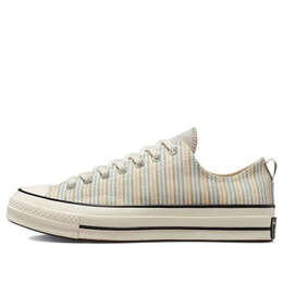 Кроссовки chuck 70 low 'pecan stripes' Converse, белый a02293c | white/blue/brown