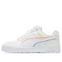 Кроссовки slipstream lo canvas 'warm white' Puma, белый 390123-03 | white/green/orange