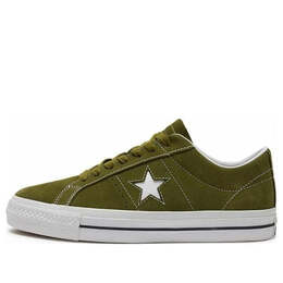Кроссовки one star pro low 'suede - trolled green' Converse, зеленый a04599c | trolled green/white/black
