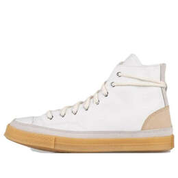 Кроссовки chuck 70 suede & leather high top 'white' Converse, белый a03085c | white/caramel