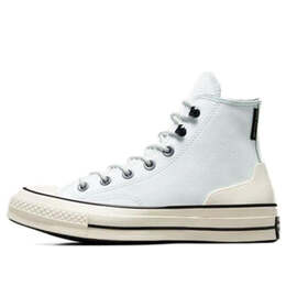Кроссовки chuck 70 high leather 'white beige' Converse, белый a05369c | white/beige