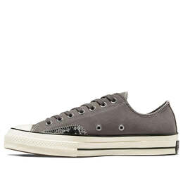 Кроссовки chuck 70 low 'crafted ollie patch origin story grey' Converse, серый a04501c | origin story grey/black/egret