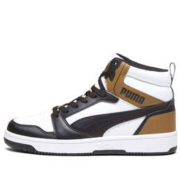 Кроссовки rebound v6 'white black chocolate' Puma, черный 392326-09 | puma white-black-chocolate