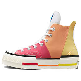 Кроссовки chuck 70 plus high 'pride - proud to be' Converse, розовый a06029c | pink/fuel orange/butter yellow