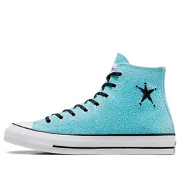 Кроссовки x stussy chuck 70 high 'sky blue' Converse, голубой a07663c | sky blue/egret/black