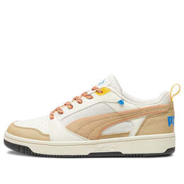 Кроссовки rebound v6 low 'white khaki' Puma, белый 393581-02 | white / khaki