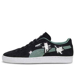 Кроссовки suede x ripndip 'lord nermal - black eucalyptus' Puma, черный 393872-01 | black/eucalyptus