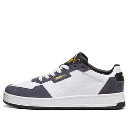 Кроссовки court classic 'white grey' Puma, белый 395087-07 | white/galactic gray/gold