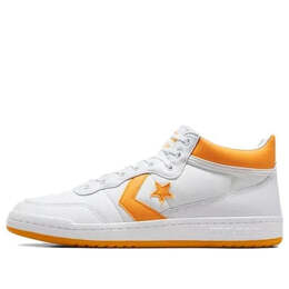 Кроссовки fastbreak pro mid 'white yellow' Converse, белый a08687c | white/light yellow/white