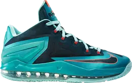 Кроссовки Nike Max LeBron 11 Low 'Turbo Green', зеленый 642849300 | green