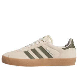 Кроссовки gazelle adv 'ecru tint focus olive' Adidas, экрю ih3351 | ecru tint/focus olive/gum