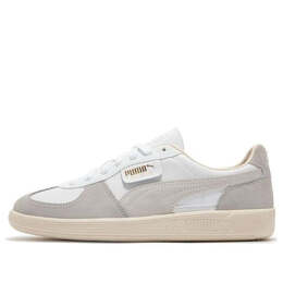 Кроссовки palermo leather 'white cool light grey' Puma, белый 396464-02 | white/cool light grey/sugared almond