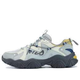 Кроссовки fluid 4 sneakers 'grey white yellow' Fila, серый f12m332113foq | grey/ white/ yellow/blue