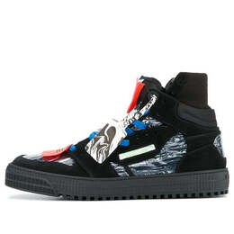Кроссовки off-court high 'black optical white' Off-White, черный omia065f20lea0011002 | black