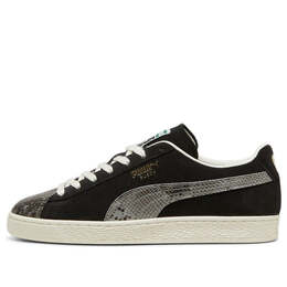 Кроссовки suede split 'black smoke grey' Puma, черный 398706-02 | black/smoke grey/frosted ivory