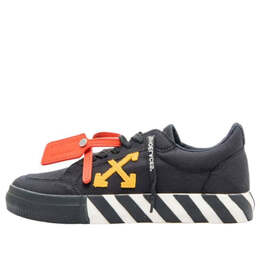 Кроссовки vulcanized low canvas 'black orange white' Off-White, черный omia085s23fab0011020 | black/orange/white