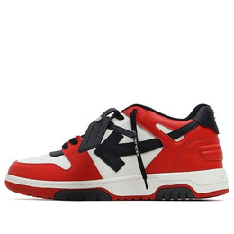 Кроссовки out of office low-top sneaker 'red black white' Off-White, красный omia189s22lea0012510 | red/white/black