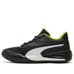 Кроссовки triple basketball 'black white' Puma, черный 195217-08 | black/white/green