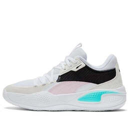 Кроссовки court rider 'summer days - pink lady' Puma, белый 195662-02 | white/black/pink