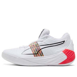 Кроссовки fusion nitro spectra 'white sunblaze' Puma, белый 195684-01 | white/red