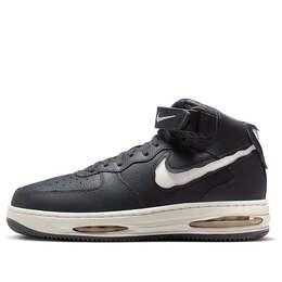 Кроссовки air force 1 mid evo remastered 'black white' Nike, черный fb1374-001 | black/summit white/sail
