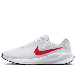 Кроссовки revolution 7 'white university red' Nike, белый fb2207-101 | white/midnight navy/university red