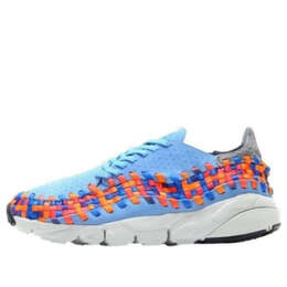 Кроссовки air footscape woven motion 'blue rainbow' Nike, синий 417725-401 | university blue/rainbow