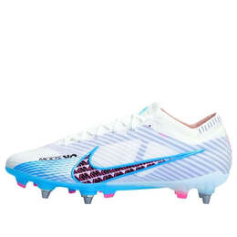 Кроссовки air zoom vapor 15 mercurial vapor xv elite sg-pro player edition Nike, белый fd0243-146 | white/blue/pink