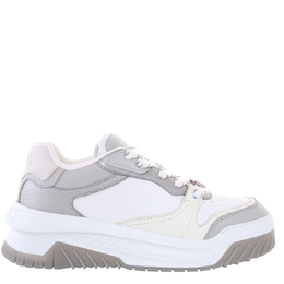 Versace Odissea Lightweight Sneakers, Brand Size 38 ( US Size 8 ) 1016365-1a10925-grey+black-palladio
