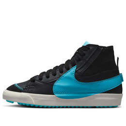 Кроссовки blazer mid '77 jumbo 'black baltic blue' Nike, черный fd0278-001 | black/baltic blue/sail