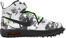 Nike Кроссовки Off-White x Air Force 1 Mid SP Leather 'Grim Reaper', белый dr0500 102 | white