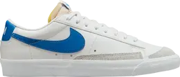 Nike Кроссовки Blazer Low '77 Vintage 'Summit White Photo Blue', белый da6364 111 | white