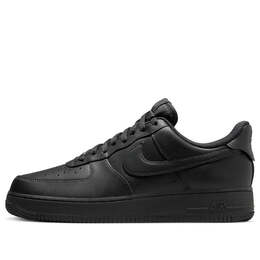 Кроссовки air force 1 low flyease 'triple black' Nike, черный fd1146-001 | black/black/black