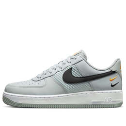 Кроссовки air force 1 '07 'double swoosh - wolf grey' Nike, серый fd0666-002 | wolf grey/university gold/white/black
