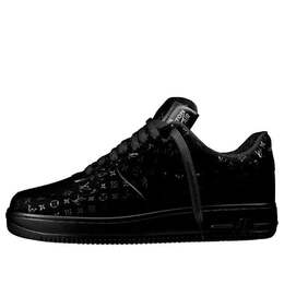 Кроссовки air force 1 low x louis vuitton shoes 'black anthracite' Nike, черный 1a9vd6 | black/black/anthracite