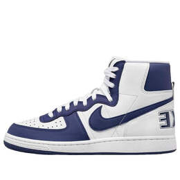 Кроссовки terminator high x comme des garcons homme plus 'navy' Nike, белый fd4159-100 | cloud white / midnight navy
