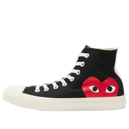 Кроссовки x comme des garcons play chuck 70 hi 'black' Converse, черный 1ck710 | black
