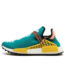 Кроссовки x pharrell nmd hu trail 'sun glow' Adidas, мультиколор ac7188 | teal/yellow-white