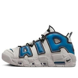 Кроссовки air more uptempo 'industrial blue' Nike, мультиколор fd5573-001 | pure platinum/burnished teal-industrial blue