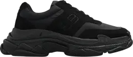 Кроссовки Balenciaga Triple S Nylon Sneaker 'Black', черный 710157 w3cu1 1000 | black