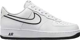 Nike Кроссовки Air Force 1 '07 'Embroidered Swoosh - White Black', белый fj4211 100 | white