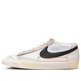 Кроссовки blazer low pro club 'white black' Nike, белый fj3694-100 | white/black/multi-color