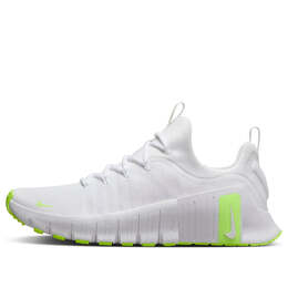 Кроссовки free metcon 6 'white volt' Nike, белый fj7127-104 | white/white/volt